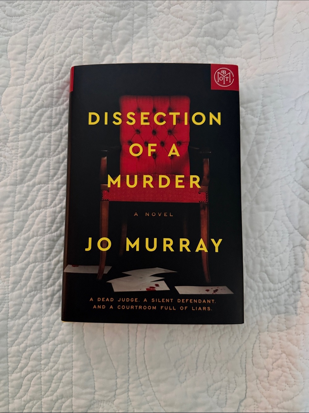 Dissection of a Murder by Jo Murray - Book of the Month
